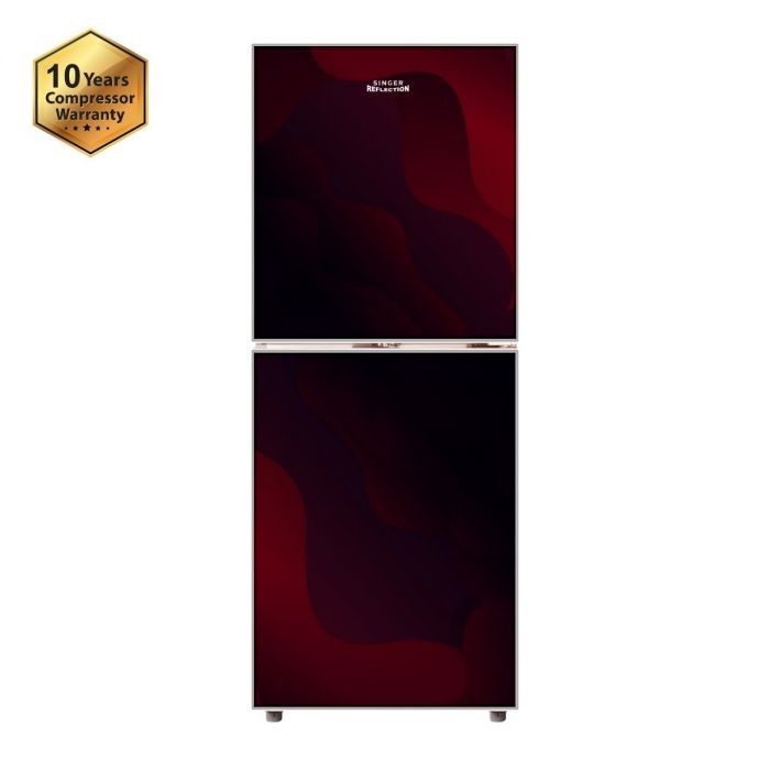 Refrigerator 333 Ltr Singer Marble Black